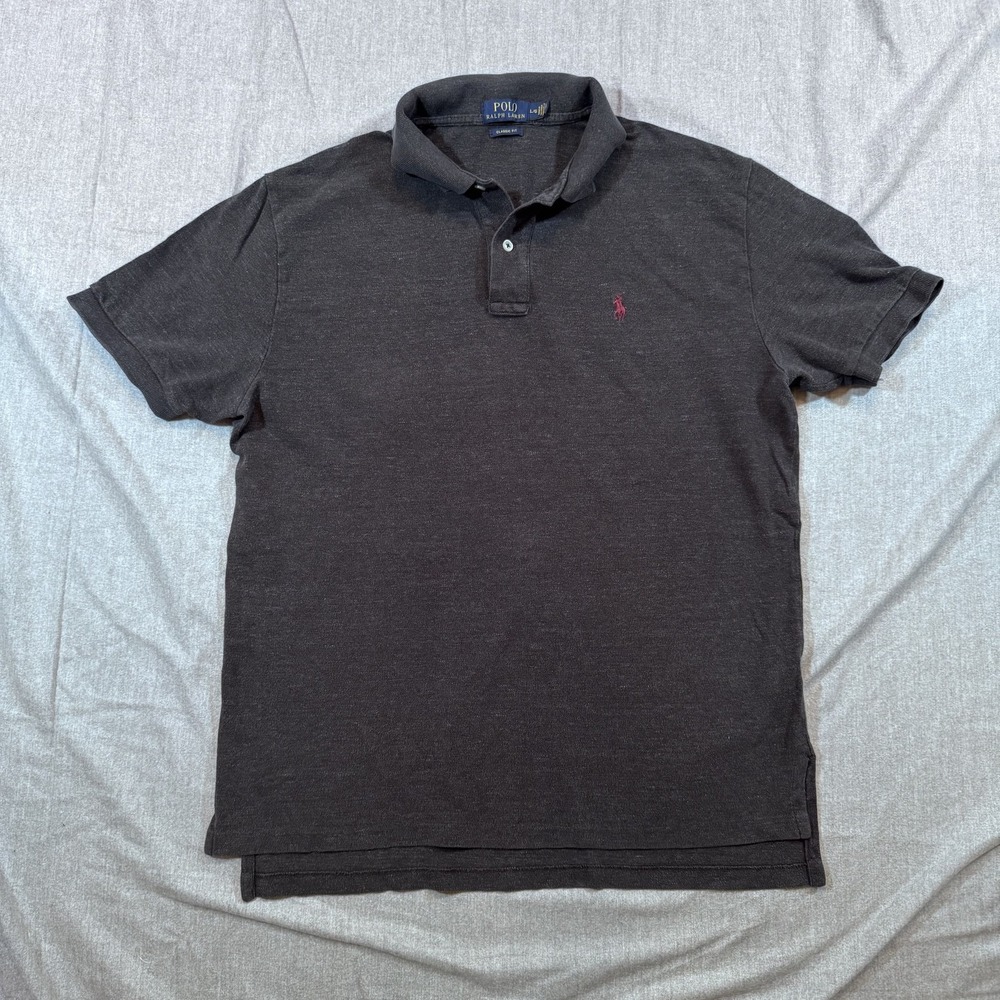 Polo Ralph Lauren‎ Polo Shirt Mens Large Classic Fit Embroidered Pony Preppy